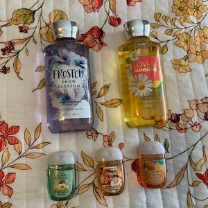 Bath & Body Works body care.